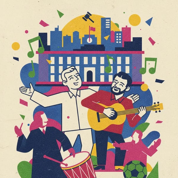 Nunes Marques celebra posse no TSE com festa e música ao lado de Jorge Aragão