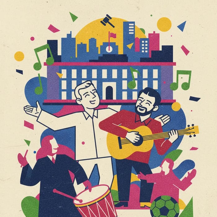 Nunes Marques celebra posse no TSE com festa e música ao lado de Jorge Aragão
