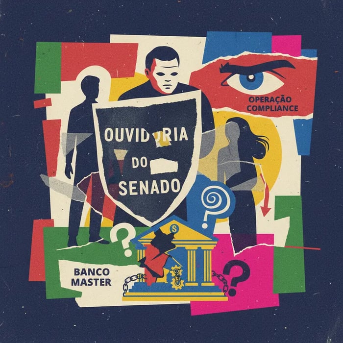 Ouvidoria do Senado oculta informações sobre Daniel Vorcaro e esposa de Moraes
