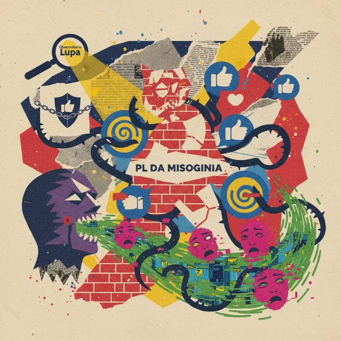 Desinformação sobre PL da Misoginia viraliza em redes sociais, aponta estudo