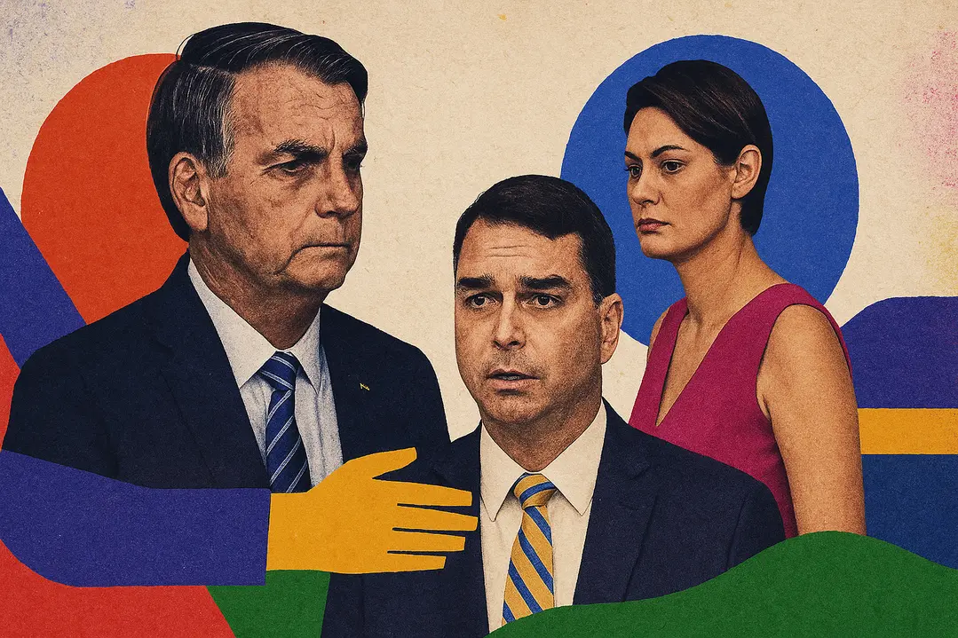 Bolsonaro atua para tentar salvar Flávio e conter tensão com Michelle