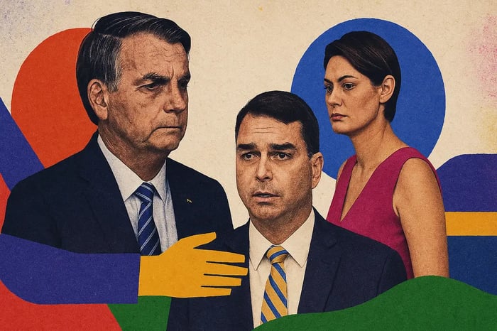 Bolsonaro atua para tentar salvar Flávio e conter tensão com Michelle