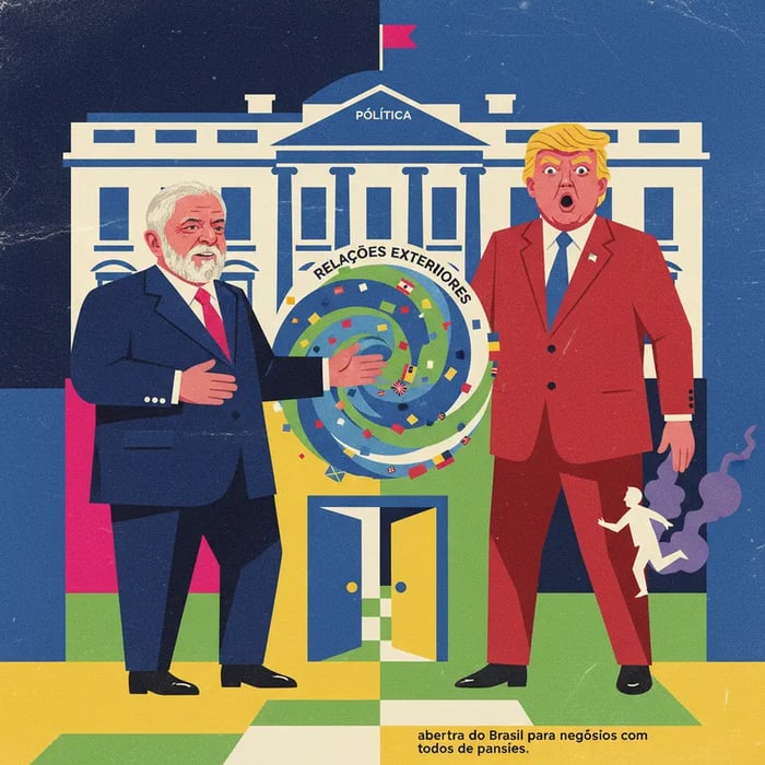 Lula diz a Trump que "ninguém respeita lambe-botas"