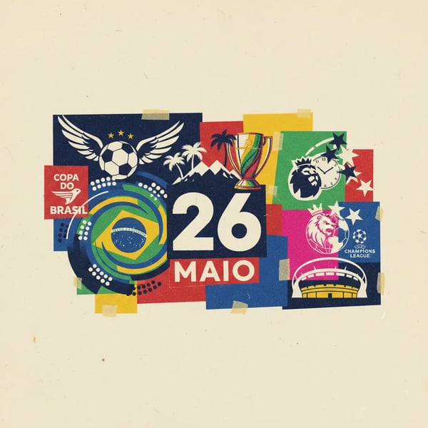 Maio de 2026: Calendário de futebol intenso