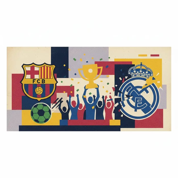 Barcelona é campeão de La Liga sobre o Real Madrid