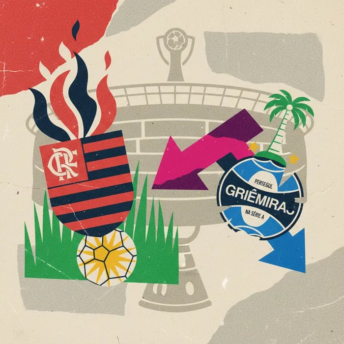 Flamengo vence Grêmio e persegue Palmeiras na Série A