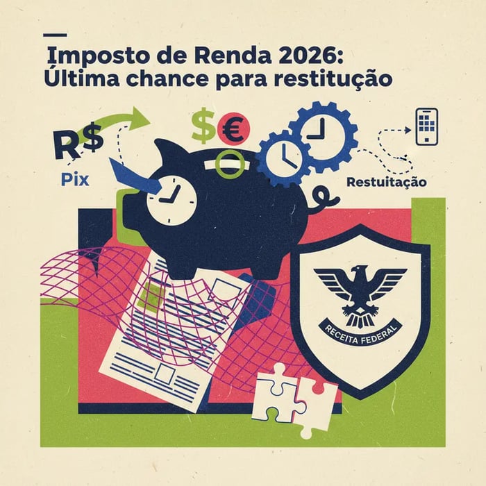 Imposto de Renda 2026: Última chance para restituição no primeiro lote neste domingo