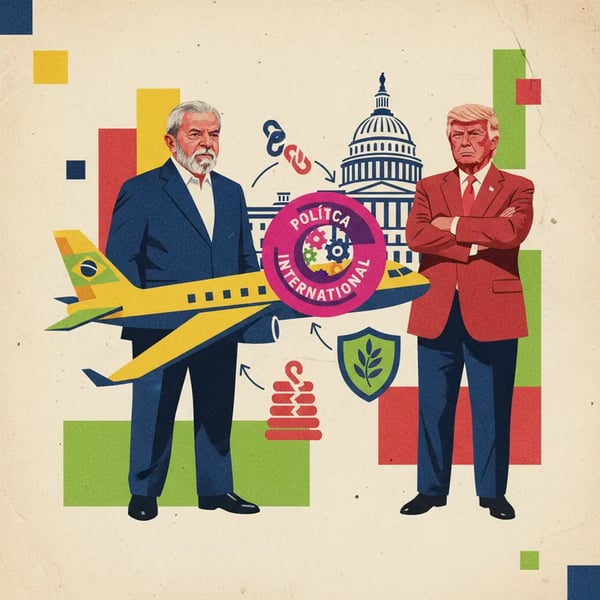 Lula desembarca em Washington para reunião com Trump
