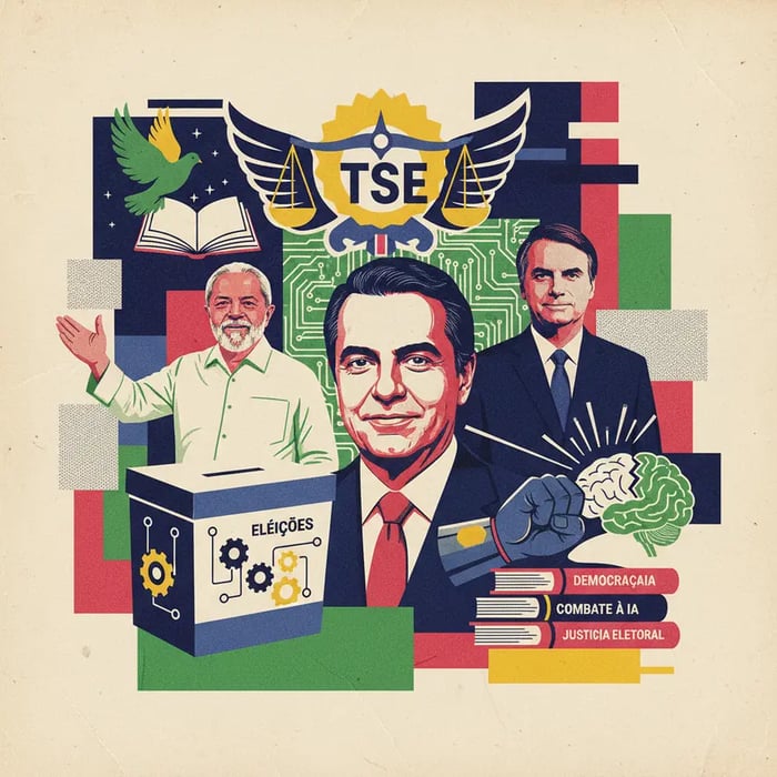 Nunes Marques assume a presidência do TSE com presença de Lula e Flávio Bolsonaro