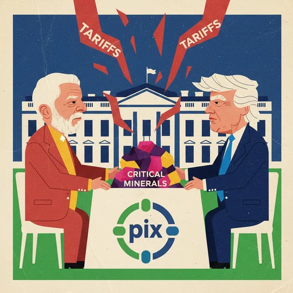 Lula e Trump se reúnem na Casa Branca para discutir minerais críticos, Pix e tarifas