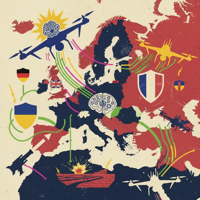 Europa acelera corrida por IA militar e drones autônomos