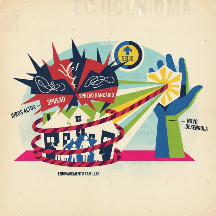 Juros altos e spread bancário impulsionam endividamento familiar; governo lança Novo Desenrola