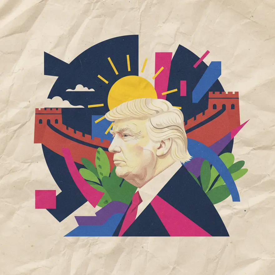 Em Pequim, Donald Trump obtém alívio para sua imagem negativa