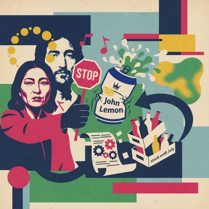 Yoko Ono força cervejaria francesa a abandonar marca John Lemon