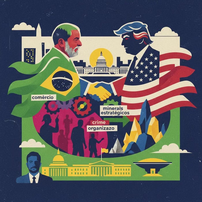 Lula e Trump: encontro em Washington marcado por respeito mútuo e temas estratégicos