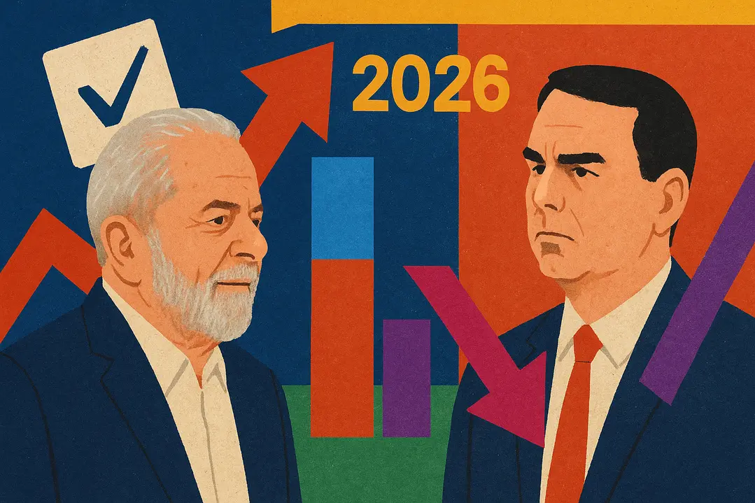 Datafolha confirma crescimento na vantagem de Lula sobre Flávio Bolsonaro