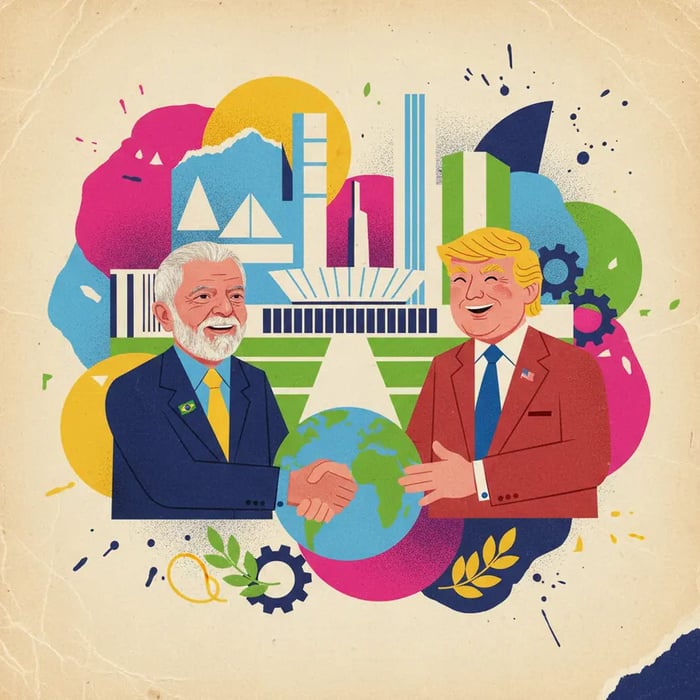 Lula e Trump elevam diálogo em encontro surpreendente