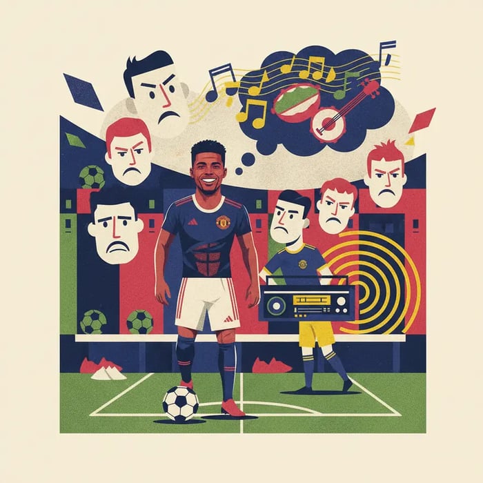 Casemiro: Pagode no vestiário irrita ingleses do United