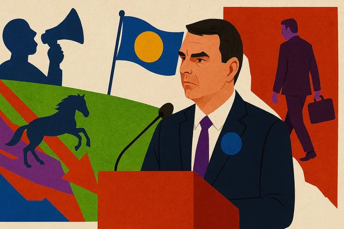 Crise financeira e problemas do 'Dark Horse' levam à saída do marqueteiro de Flávio Bolsonaro