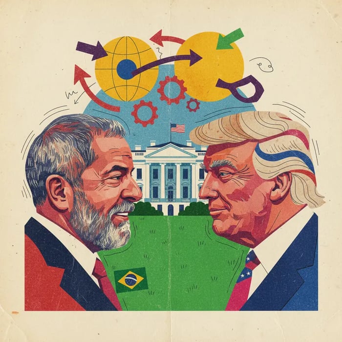 Lula e Trump trocam elogios em reunião 'ótima' em Washington