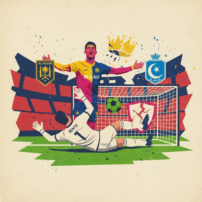 Goleiro Bento falha e adia título de Cristiano Ronaldo