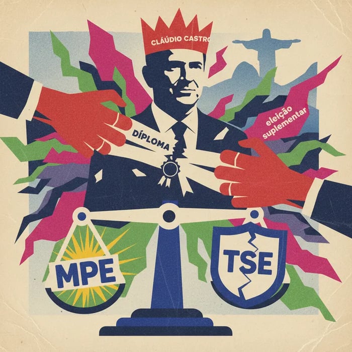 MPE pede cassação de diploma de Cláudio Castro e alega omissão do TSE