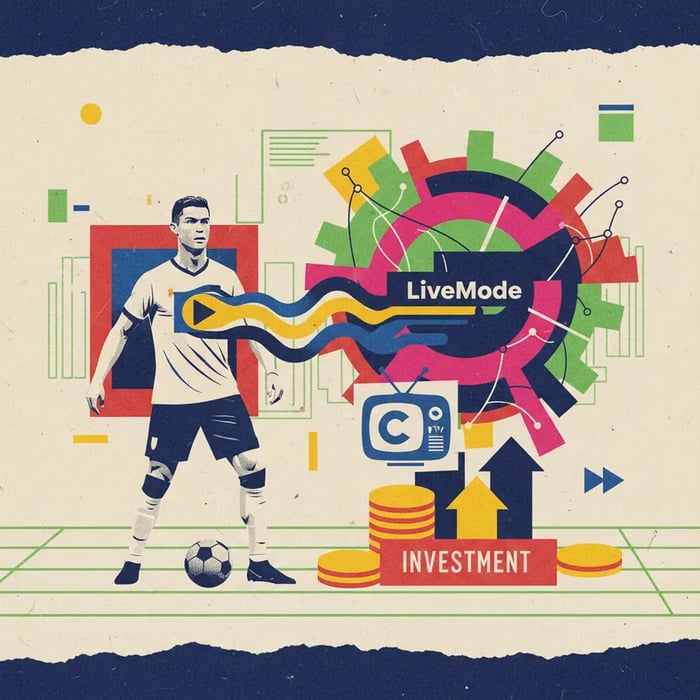 Cristiano Ronaldo investe em streaming esportivo com a LiveMode