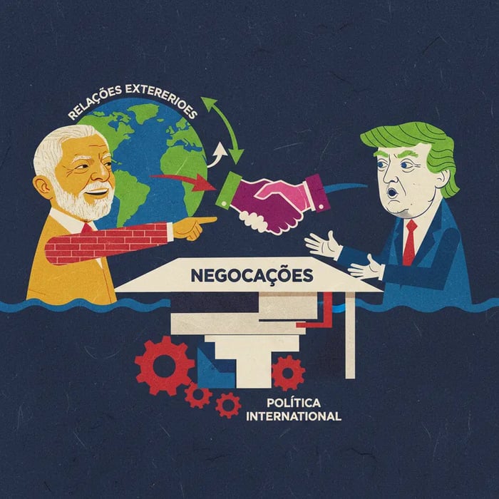 Lula diz a Trump que Brasil não tem 'veto' a assuntos e defende negociação franca