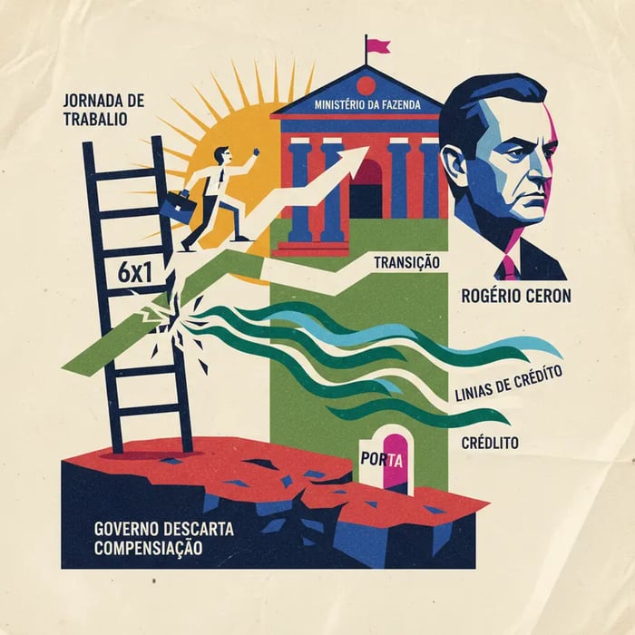 Governo descarta compensação, mas abre
porta para transição no fim da escala 6x1
