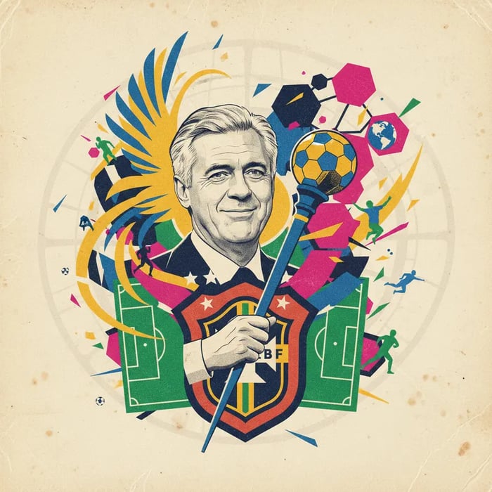 Ancelotti renova com a Seleção Brasileira até 2030