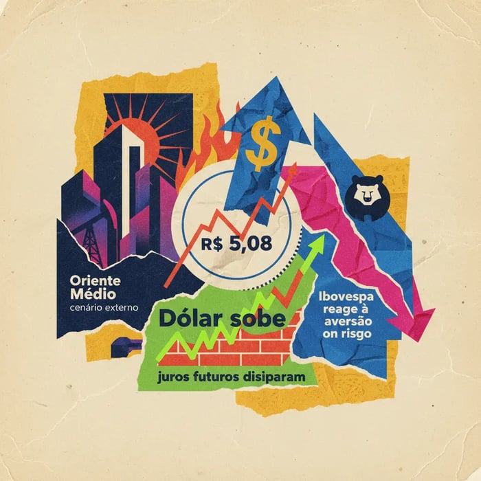 Dólar ultrapassa R$ 5,08 com aversão ao risco global