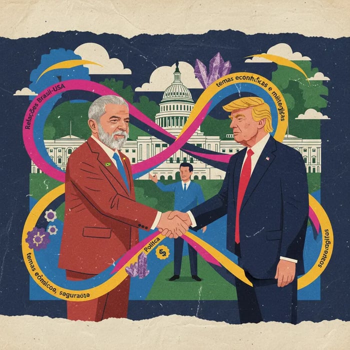 Lula e Trump estreitam laços em Washington