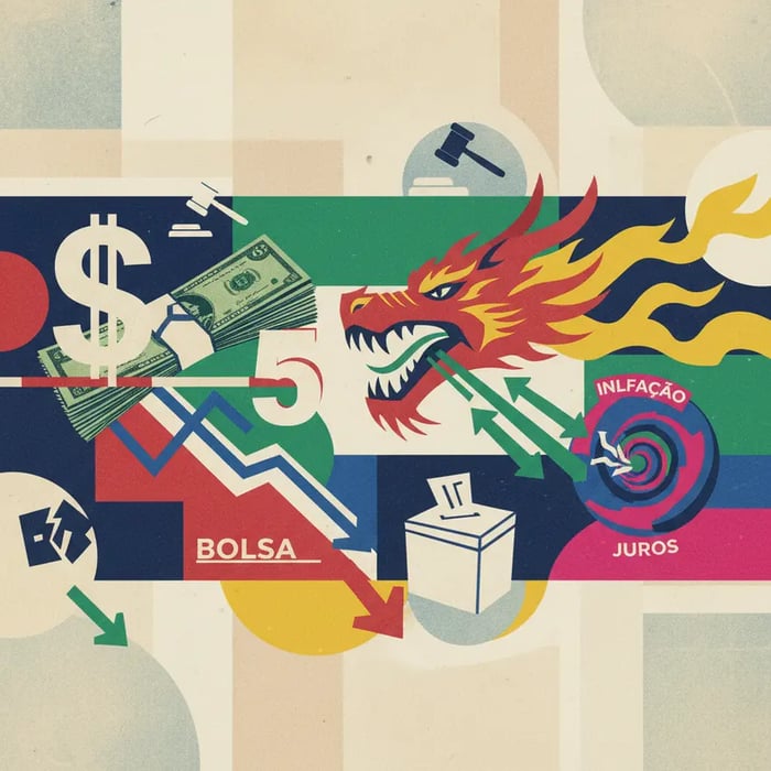 Dólar ultrapassa R$ 5 e Bolsa cai com incertezas eleitorais e inflação americana