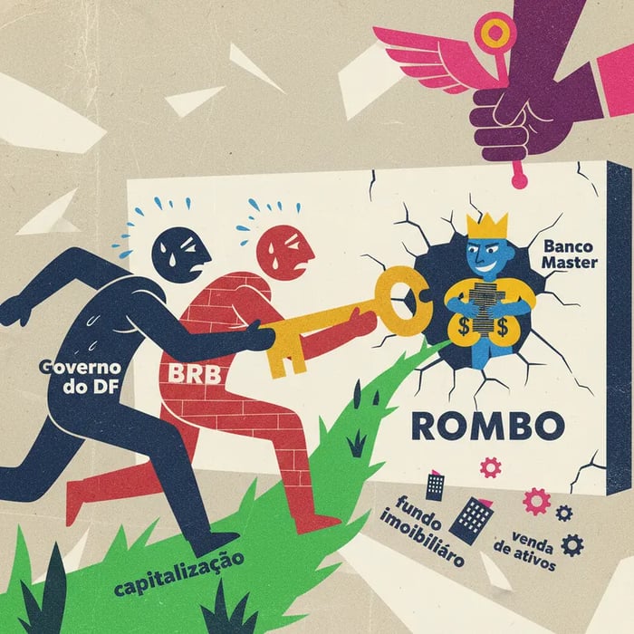 BRB busca R$ 6,6 bilhões para cobrir rombo após transações com Master
