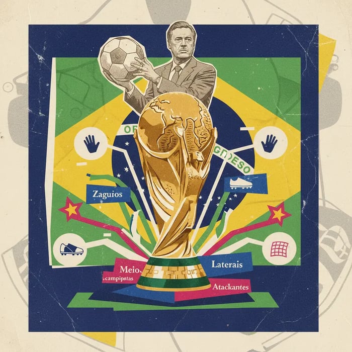 Ancelotti define base da Seleção para Copa de 2026