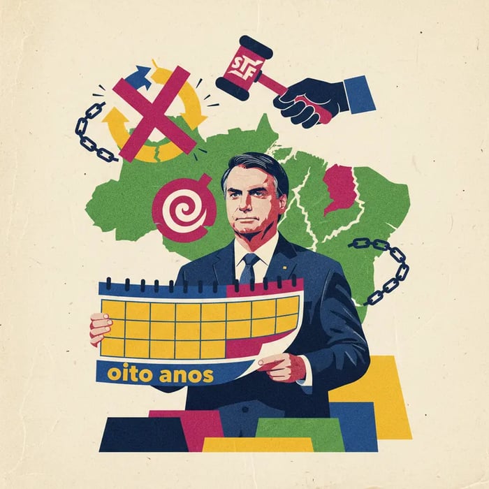 Flávio Bolsonaro sugere governo de oito anos e contradiz defesa do fim da reeleição