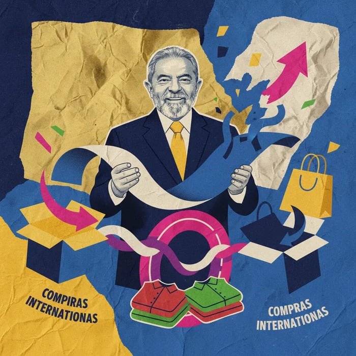 Lula zera imposto de importação em compras internacionais de até US$ 50