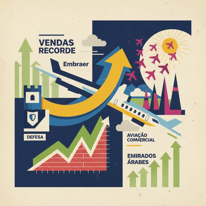 Embraer tem o melhor primeiro trimestre de vendas da história
