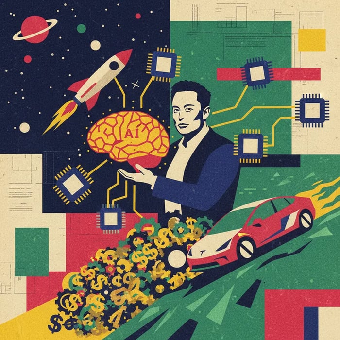Musk investirá US$ 55 bilhões em fábrica de chips para IA e espaço