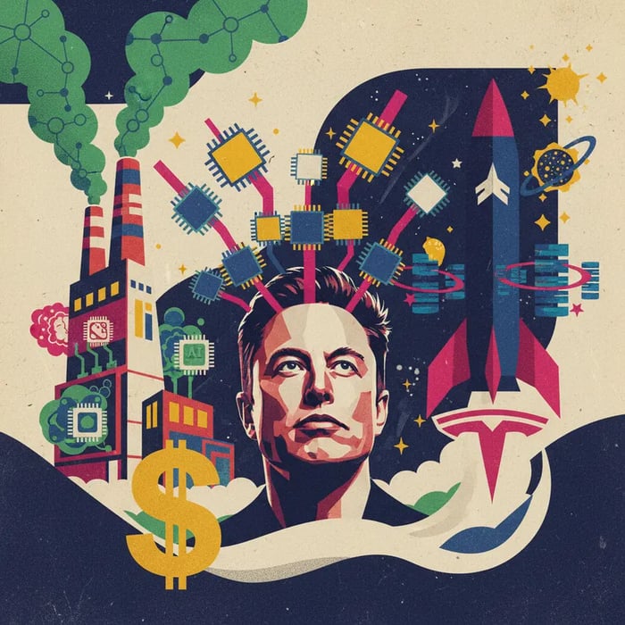 Musk investe US$ 55 bilhões em fábrica de chips para IA e espaço