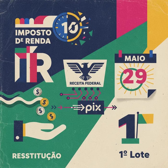 Imposto de Renda 2026: Última chance para 1º lote de restituição neste domingo