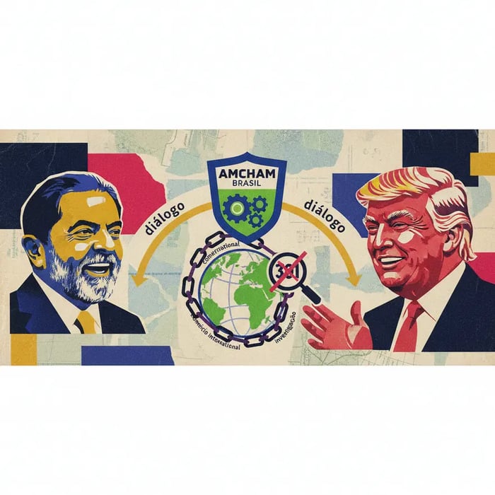 Amcham Brasil celebra diálogo entre Lula e Trump e busca fim de investigação comercial dos EUA