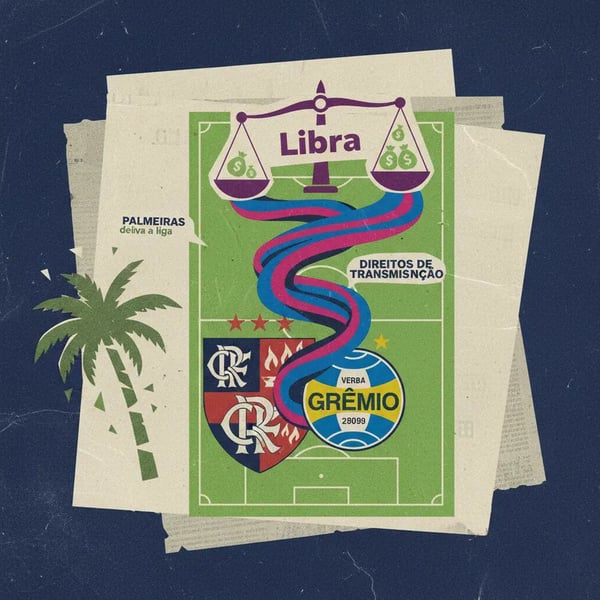 Flamengo e Grêmio selam acordo na Libra sobre direitos de transmissão