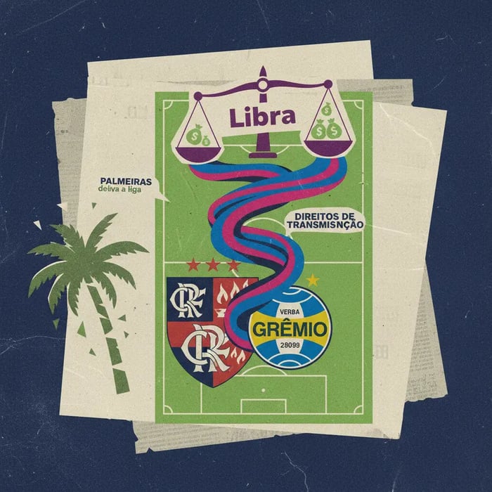Flamengo e Grêmio selam acordo na Libra sobre direitos de transmissão