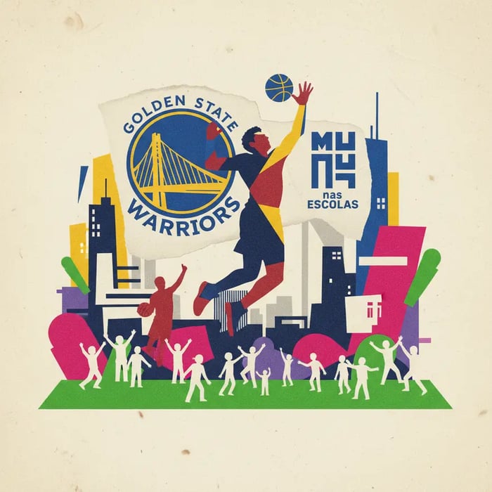 Gui Santos celebra melhor temporada na NBA e inspira jovens no Rio