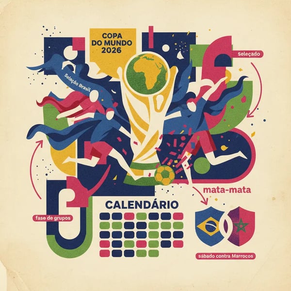Brasil estreia na Copa 2026 em sábado contra Marrocos