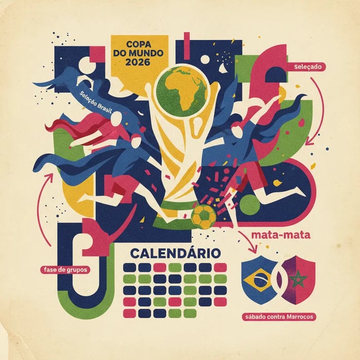 Brasil estreia na Copa 2026 em sábado contra Marrocos