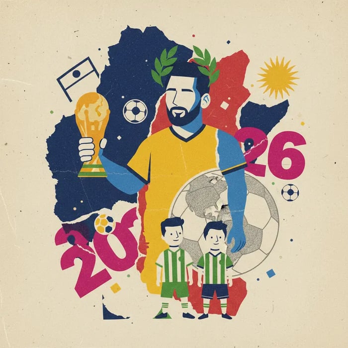 Argentina divulga pré-lista de 55 jogadores para Copa do Mundo com Messi e dupla do Palmeiras
