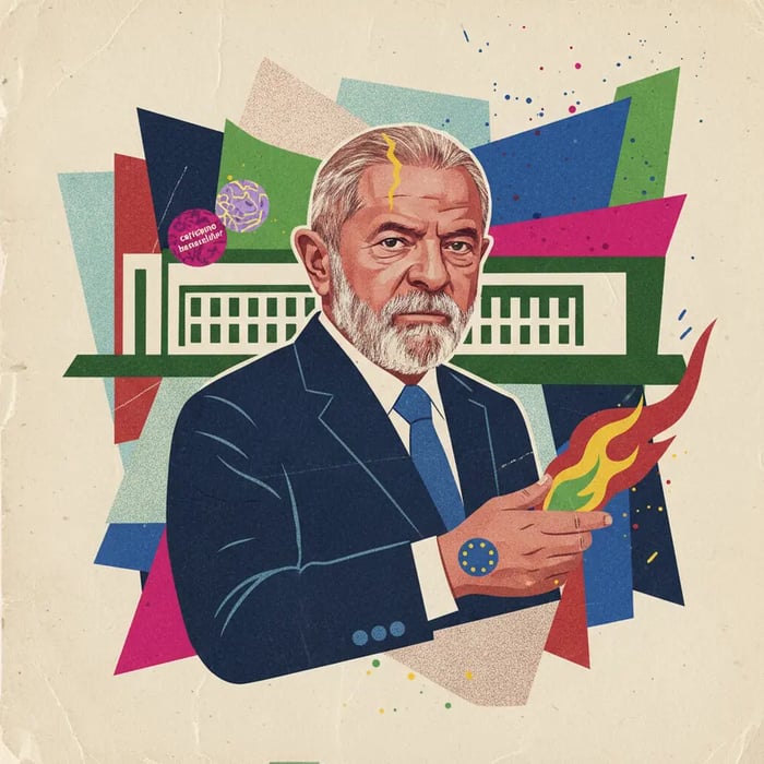 Lula exibe cicatriz de procedimento na cabeça em evento oficial