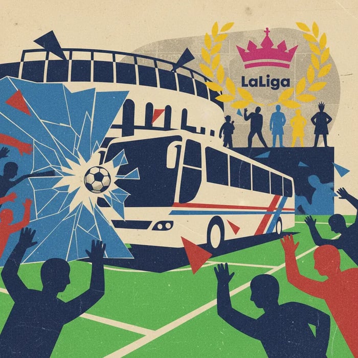 Torcedores do Barcelona apedrejam ônibus do próprio time por engano
